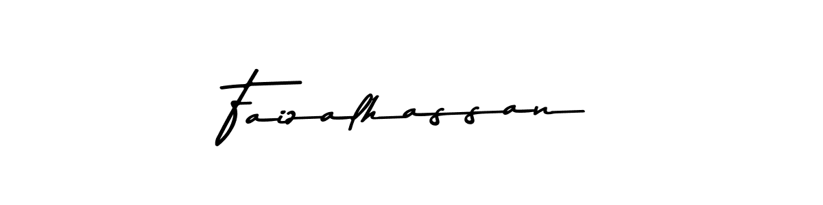 Create a beautiful signature design for name Faizalhassan. With this signature (Asem Kandis PERSONAL USE) fonts, you can make a handwritten signature for free. Faizalhassan signature style 9 images and pictures png