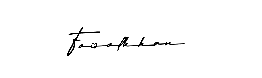 How to make Faizalkhan signature? Asem Kandis PERSONAL USE is a professional autograph style. Create handwritten signature for Faizalkhan name. Faizalkhan signature style 9 images and pictures png