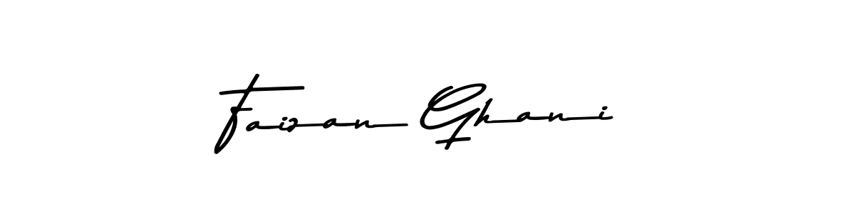 Make a beautiful signature design for name Faizan Ghani. With this signature (Asem Kandis PERSONAL USE) style, you can create a handwritten signature for free. Faizan Ghani signature style 9 images and pictures png