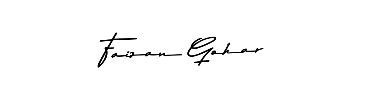 Asem Kandis PERSONAL USE is a professional signature style that is perfect for those who want to add a touch of class to their signature. It is also a great choice for those who want to make their signature more unique. Get Faizan Gohar name to fancy signature for free. Faizan Gohar signature style 9 images and pictures png