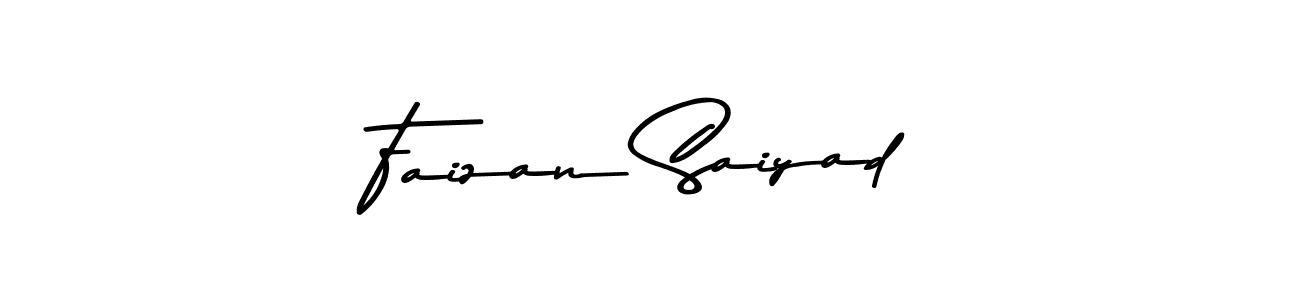 Also we have Faizan Saiyad name is the best signature style. Create professional handwritten signature collection using Asem Kandis PERSONAL USE autograph style. Faizan Saiyad signature style 9 images and pictures png