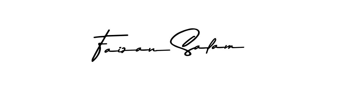 Make a beautiful signature design for name Faizan Salam. Use this online signature maker to create a handwritten signature for free. Faizan Salam signature style 9 images and pictures png