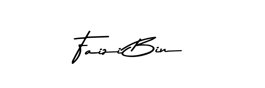 Make a beautiful signature design for name Faizi Bin. With this signature (Asem Kandis PERSONAL USE) style, you can create a handwritten signature for free. Faizi Bin signature style 9 images and pictures png