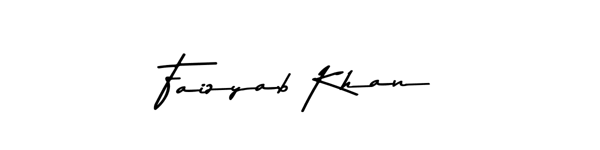 Make a beautiful signature design for name Faizyab Khan. Use this online signature maker to create a handwritten signature for free. Faizyab Khan signature style 9 images and pictures png