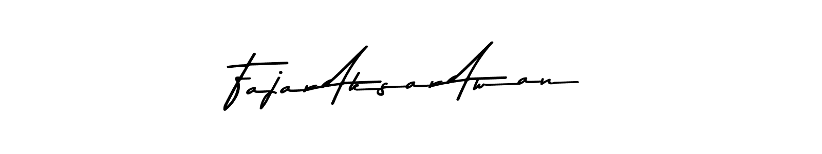 You should practise on your own different ways (Asem Kandis PERSONAL USE) to write your name (Fajar Aksar Awan) in signature. don't let someone else do it for you. Fajar Aksar Awan signature style 9 images and pictures png