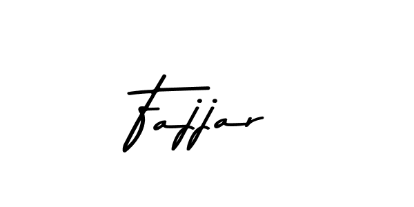 Make a beautiful signature design for name Fajjar. With this signature (Asem Kandis PERSONAL USE) style, you can create a handwritten signature for free. Fajjar signature style 9 images and pictures png