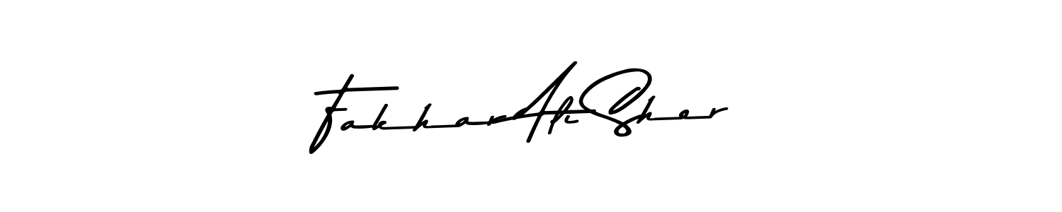 You should practise on your own different ways (Asem Kandis PERSONAL USE) to write your name (Fakhar Ali Sher) in signature. don't let someone else do it for you. Fakhar Ali Sher signature style 9 images and pictures png
