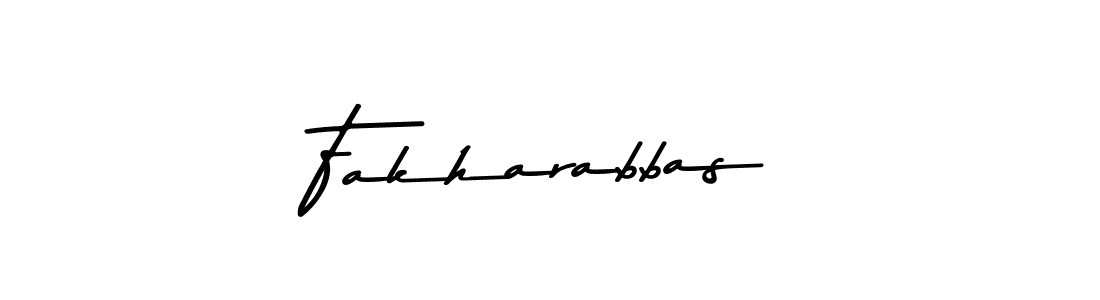 Also we have Fakharabbas name is the best signature style. Create professional handwritten signature collection using Asem Kandis PERSONAL USE autograph style. Fakharabbas signature style 9 images and pictures png