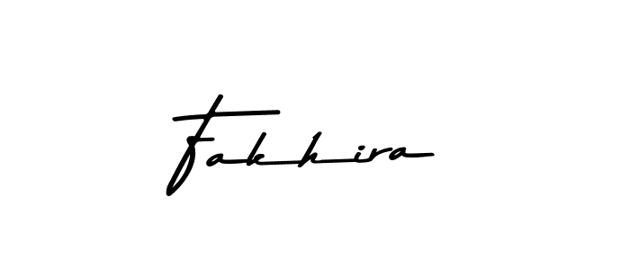 Make a beautiful signature design for name Fakhira. With this signature (Asem Kandis PERSONAL USE) style, you can create a handwritten signature for free. Fakhira signature style 9 images and pictures png