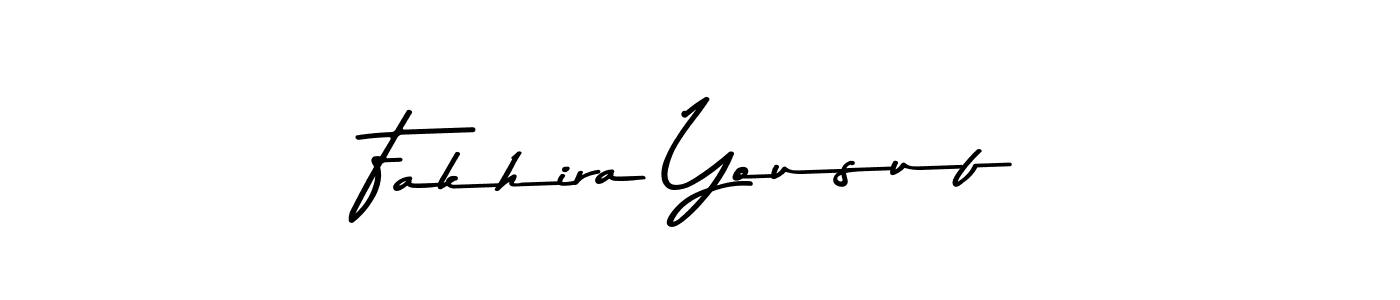 This is the best signature style for the Fakhira Yousuf name. Also you like these signature font (Asem Kandis PERSONAL USE). Mix name signature. Fakhira Yousuf signature style 9 images and pictures png