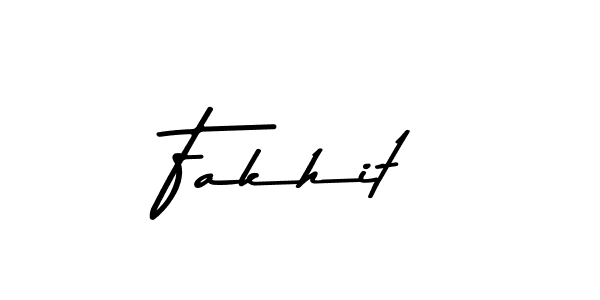 Make a beautiful signature design for name Fakhit. With this signature (Asem Kandis PERSONAL USE) style, you can create a handwritten signature for free. Fakhit signature style 9 images and pictures png