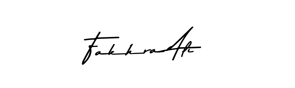 Make a beautiful signature design for name Fakhra Ali. With this signature (Asem Kandis PERSONAL USE) style, you can create a handwritten signature for free. Fakhra Ali signature style 9 images and pictures png