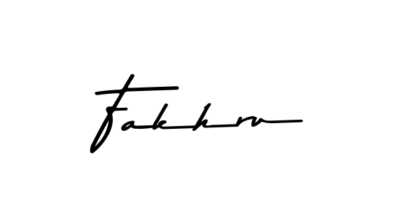 Also we have Fakhru name is the best signature style. Create professional handwritten signature collection using Asem Kandis PERSONAL USE autograph style. Fakhru signature style 9 images and pictures png