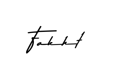 Also You can easily find your signature by using the search form. We will create Fakht name handwritten signature images for you free of cost using Asem Kandis PERSONAL USE sign style. Fakht signature style 9 images and pictures png