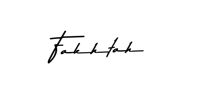 Make a beautiful signature design for name Fakhtah. Use this online signature maker to create a handwritten signature for free. Fakhtah signature style 9 images and pictures png