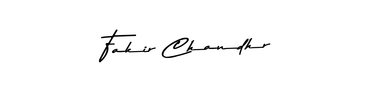 Similarly Asem Kandis PERSONAL USE is the best handwritten signature design. Signature creator online .You can use it as an online autograph creator for name Fakir Chandhr. Fakir Chandhr signature style 9 images and pictures png