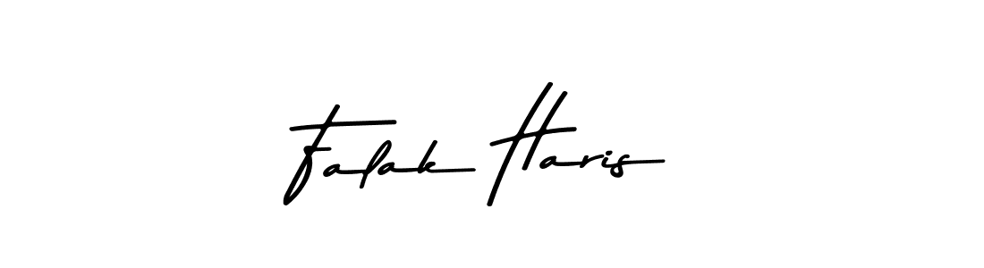 You should practise on your own different ways (Asem Kandis PERSONAL USE) to write your name (Falak Haris) in signature. don't let someone else do it for you. Falak Haris signature style 9 images and pictures png