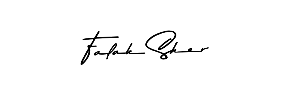 Falak Sher stylish signature style. Best Handwritten Sign (Asem Kandis PERSONAL USE) for my name. Handwritten Signature Collection Ideas for my name Falak Sher. Falak Sher signature style 9 images and pictures png