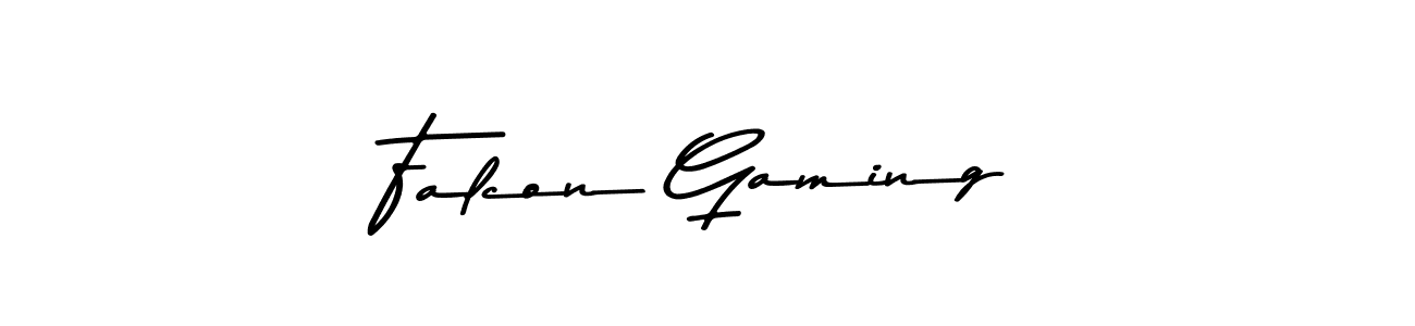 You should practise on your own different ways (Asem Kandis PERSONAL USE) to write your name (Falcon Gaming) in signature. don't let someone else do it for you. Falcon Gaming signature style 9 images and pictures png