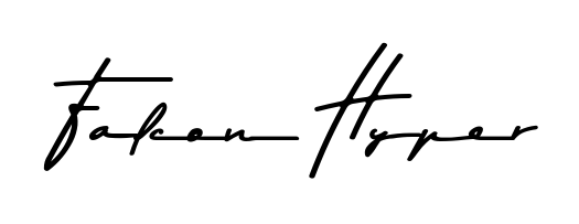 Elevate your brand with a stunning Falcon Hyper eSignature. The Asem Kandis PERSONAL USE style provides a balanced, flowing aesthetic for everyday signing. Falcon Hyper signature style 9 images and pictures png