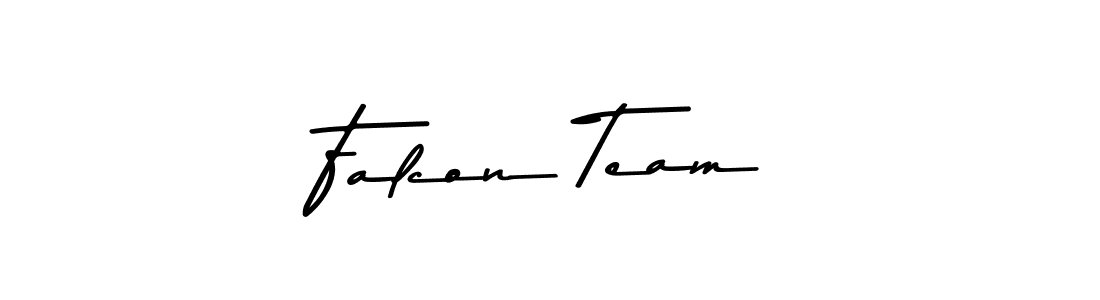 Use a signature maker to create a handwritten signature online. With this signature software, you can design (Asem Kandis PERSONAL USE) your own signature for name Falcon Team. Falcon Team signature style 9 images and pictures png