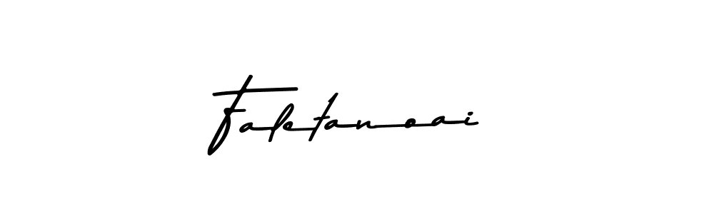 How to make Faletanoai signature? Asem Kandis PERSONAL USE is a professional autograph style. Create handwritten signature for Faletanoai name. Faletanoai signature style 9 images and pictures png