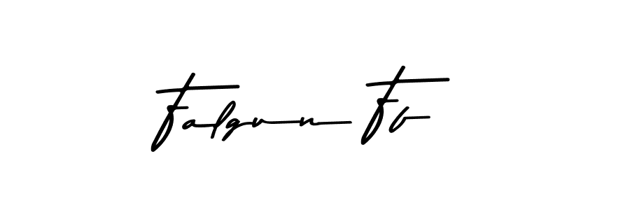 Create a beautiful signature design for name Falgun Ff. With this signature (Asem Kandis PERSONAL USE) fonts, you can make a handwritten signature for free. Falgun Ff signature style 9 images and pictures png