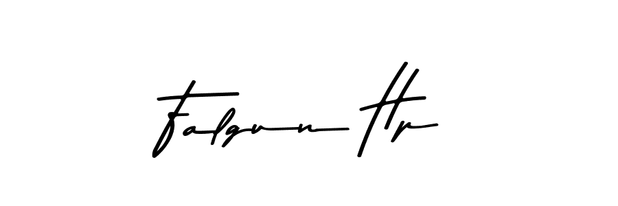 How to make Falgun Hp name signature. Use Asem Kandis PERSONAL USE style for creating short signs online. This is the latest handwritten sign. Falgun Hp signature style 9 images and pictures png