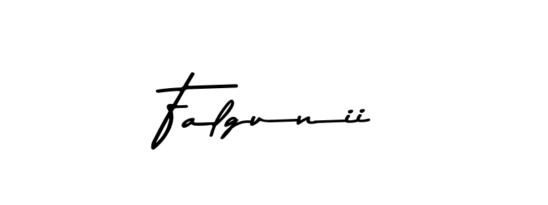 How to make Falgunii signature? Asem Kandis PERSONAL USE is a professional autograph style. Create handwritten signature for Falgunii name. Falgunii signature style 9 images and pictures png