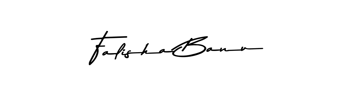 Use a signature maker to create a handwritten signature online. With this signature software, you can design (Asem Kandis PERSONAL USE) your own signature for name Falisha Banu. Falisha Banu signature style 9 images and pictures png