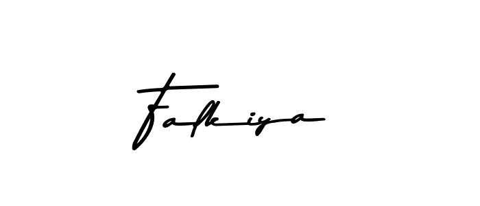 How to make Falkiya signature? Asem Kandis PERSONAL USE is a professional autograph style. Create handwritten signature for Falkiya name. Falkiya signature style 9 images and pictures png