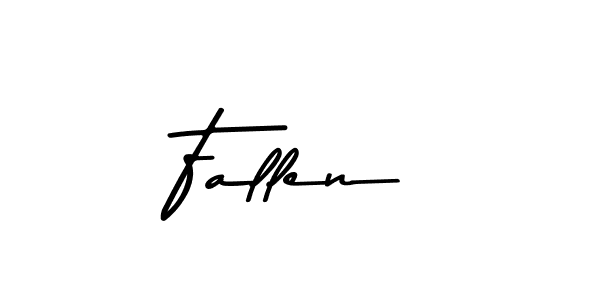 Design your own signature with our free online signature maker. With this signature software, you can create a handwritten (Asem Kandis PERSONAL USE) signature for name Fallen. Fallen signature style 9 images and pictures png