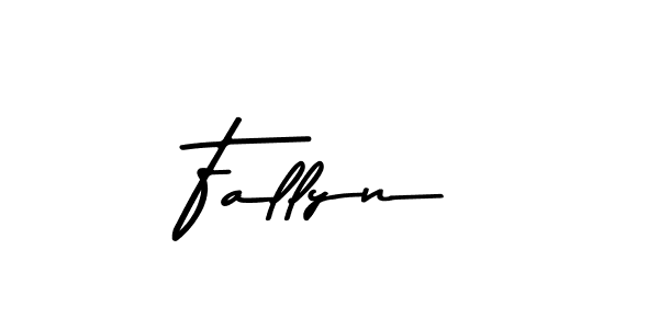 How to make Fallyn signature? Asem Kandis PERSONAL USE is a professional autograph style. Create handwritten signature for Fallyn name. Fallyn signature style 9 images and pictures png