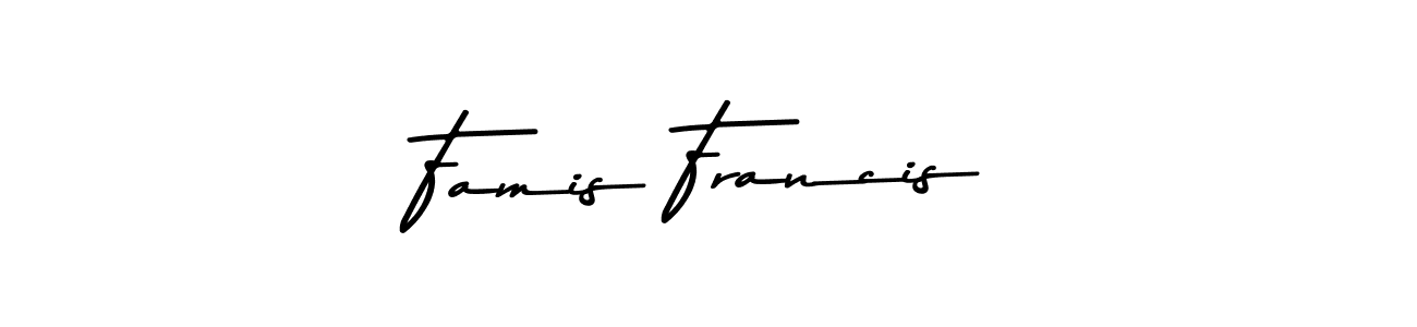 The best way (Asem Kandis PERSONAL USE) to make a short signature is to pick only two or three words in your name. The name Famis Francis include a total of six letters. For converting this name. Famis Francis signature style 9 images and pictures png