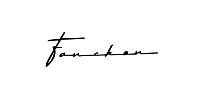 Design your own signature with our free online signature maker. With this signature software, you can create a handwritten (Asem Kandis PERSONAL USE) signature for name Fanchon. Fanchon signature style 9 images and pictures png