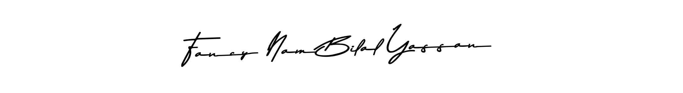 Also we have Fancy Nam Bilal Yassan name is the best signature style. Create professional handwritten signature collection using Asem Kandis PERSONAL USE autograph style. Fancy Nam Bilal Yassan signature style 9 images and pictures png