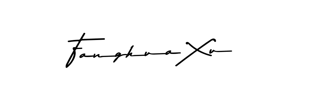 Make a beautiful signature design for name Fanghua Xu. With this signature (Asem Kandis PERSONAL USE) style, you can create a handwritten signature for free. Fanghua Xu signature style 9 images and pictures png