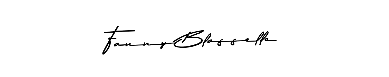 Also You can easily find your signature by using the search form. We will create Fanny Blasselle name handwritten signature images for you free of cost using Asem Kandis PERSONAL USE sign style. Fanny Blasselle signature style 9 images and pictures png