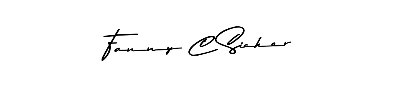 Make a beautiful signature design for name Fanny C Sicher. Use this online signature maker to create a handwritten signature for free. Fanny C Sicher signature style 9 images and pictures png