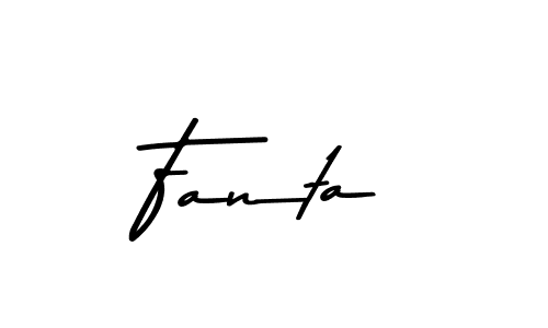 Create a beautiful signature design for name Fanta. With this signature (Asem Kandis PERSONAL USE) fonts, you can make a handwritten signature for free. Fanta signature style 9 images and pictures png