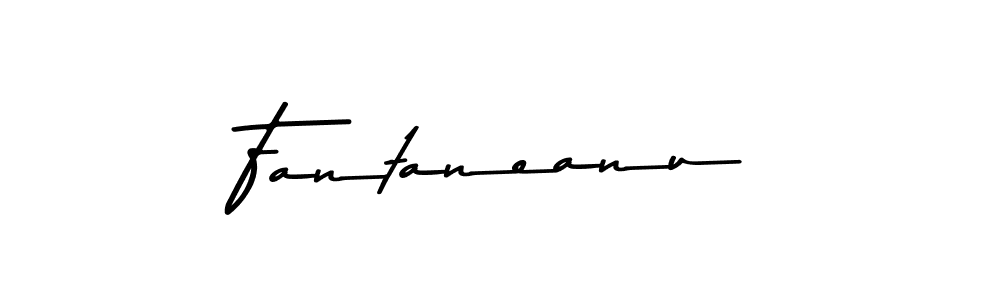 How to make Fantaneanu name signature. Use Asem Kandis PERSONAL USE style for creating short signs online. This is the latest handwritten sign. Fantaneanu signature style 9 images and pictures png