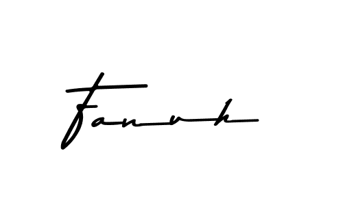 Make a beautiful signature design for name Fanuh. Use this online signature maker to create a handwritten signature for free. Fanuh signature style 9 images and pictures png