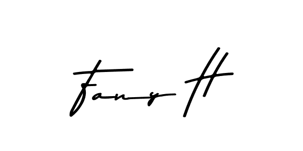 Make a short Fany H signature style. Manage your documents anywhere anytime using Asem Kandis PERSONAL USE. Create and add eSignatures, submit forms, share and send files easily. Fany H signature style 9 images and pictures png