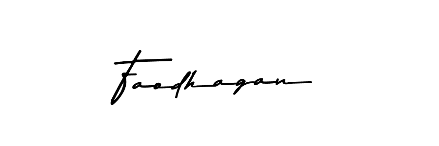 Faodhagan stylish signature style. Best Handwritten Sign (Asem Kandis PERSONAL USE) for my name. Handwritten Signature Collection Ideas for my name Faodhagan. Faodhagan signature style 9 images and pictures png