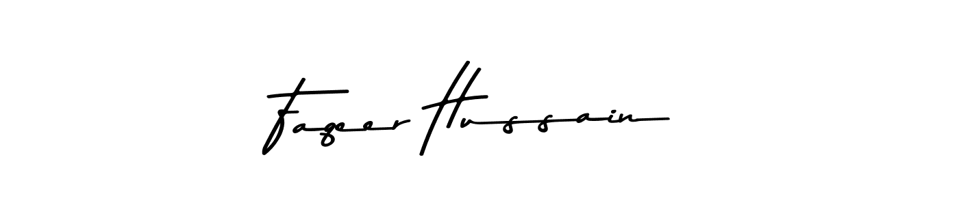 You should practise on your own different ways (Asem Kandis PERSONAL USE) to write your name (Faqeer Hussain) in signature. don't let someone else do it for you. Faqeer Hussain signature style 9 images and pictures png