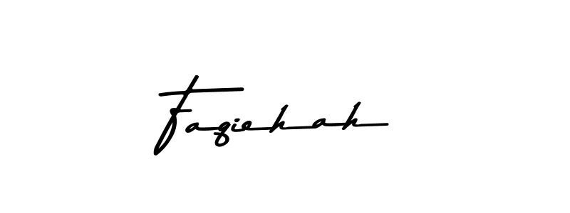 Create a beautiful signature design for name Faqiehah. With this signature (Asem Kandis PERSONAL USE) fonts, you can make a handwritten signature for free. Faqiehah signature style 9 images and pictures png