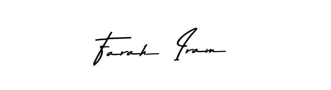 Farah  Iram stylish signature style. Best Handwritten Sign (Asem Kandis PERSONAL USE) for my name. Handwritten Signature Collection Ideas for my name Farah  Iram. Farah  Iram signature style 9 images and pictures png