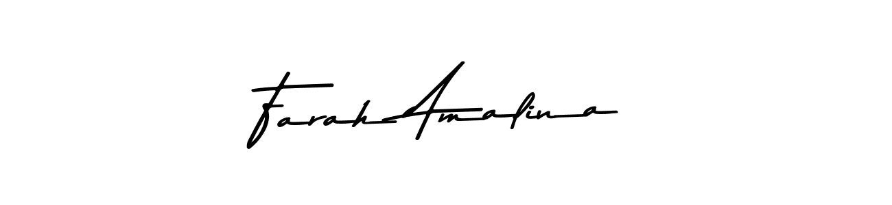 How to make Farah Amalina signature? Asem Kandis PERSONAL USE is a professional autograph style. Create handwritten signature for Farah Amalina name. Farah Amalina signature style 9 images and pictures png