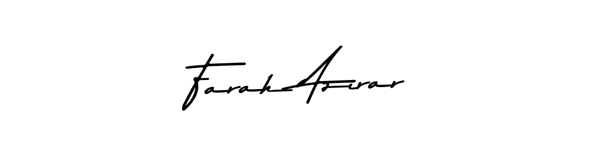 You can use this online signature creator to create a handwritten signature for the name Farah Azirar. This is the best online autograph maker. Farah Azirar signature style 9 images and pictures png