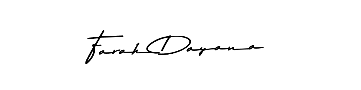 Make a short Farah Dayana signature style. Manage your documents anywhere anytime using Asem Kandis PERSONAL USE. Create and add eSignatures, submit forms, share and send files easily. Farah Dayana signature style 9 images and pictures png